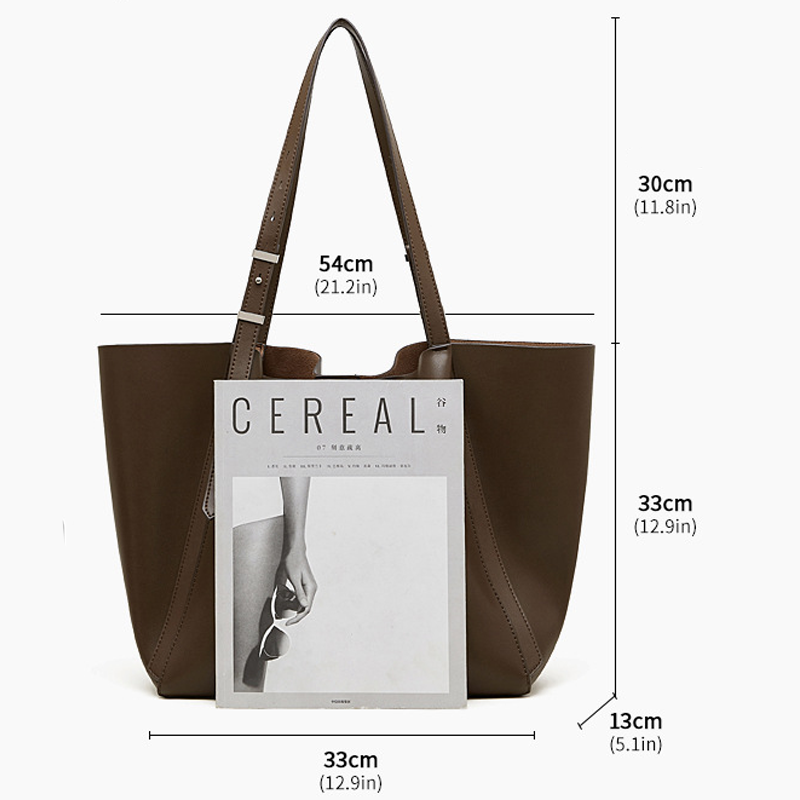 THE MINIMALIST SLOUCH TOTE size chart 1